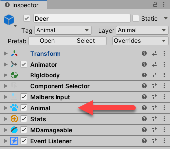 Deer game object