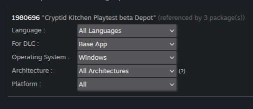 Depot attributes