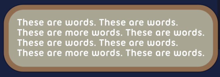 More text