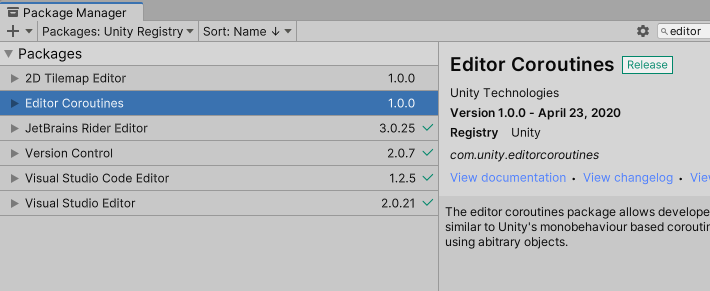 EditorCoroutines