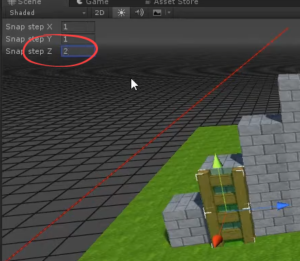 Extrude snap step