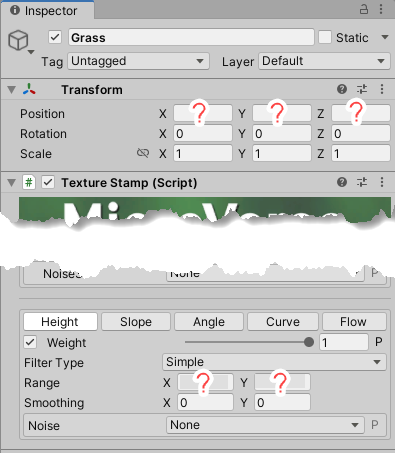 Grass without values