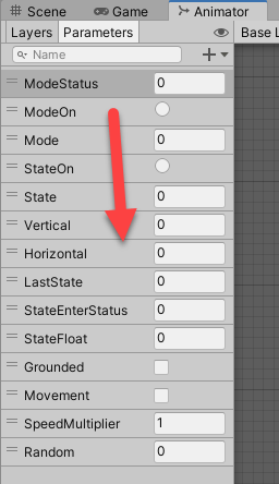 Horizontal and vertical params