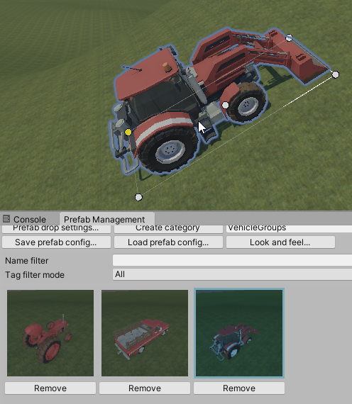 Prefab manager