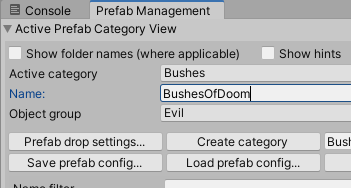 Rename category