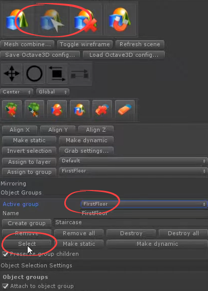 Select in group