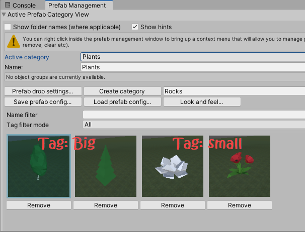 Tags in plants category
