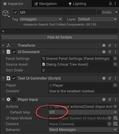 UI 1 properties